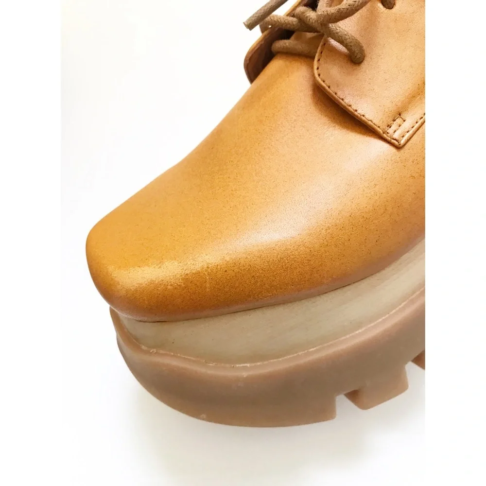Jeffrey Campbell Tan Platform Shoes - Picture 11 of 14